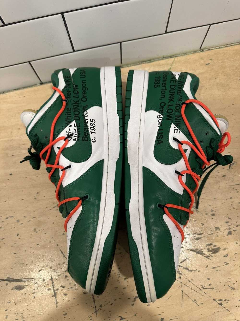 Nike Nike off white dunk pine green - image 2