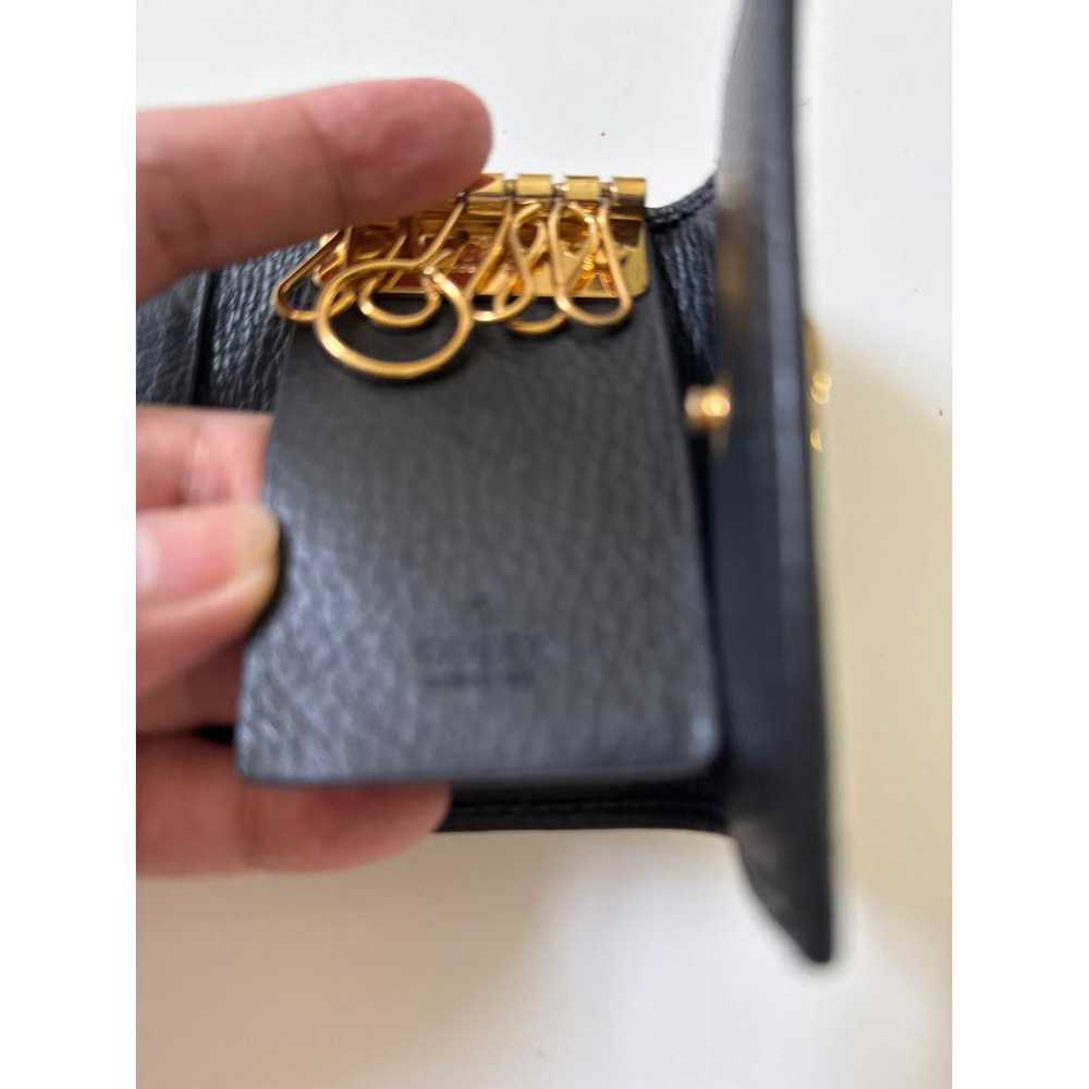 Gucci Leather key ring - image 4