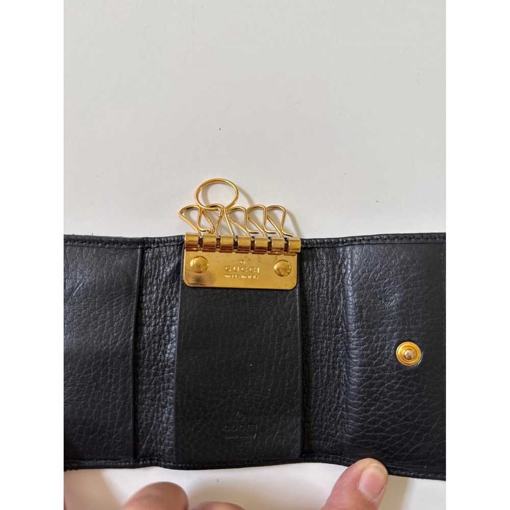 Gucci Leather key ring - image 6