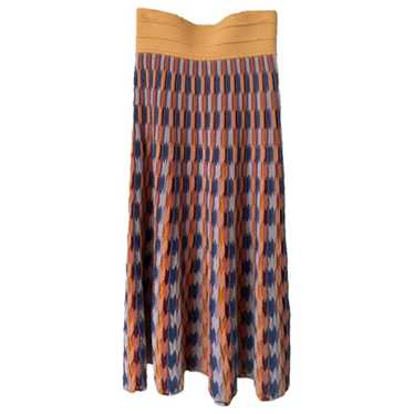 Molli Wool mid-length skirt