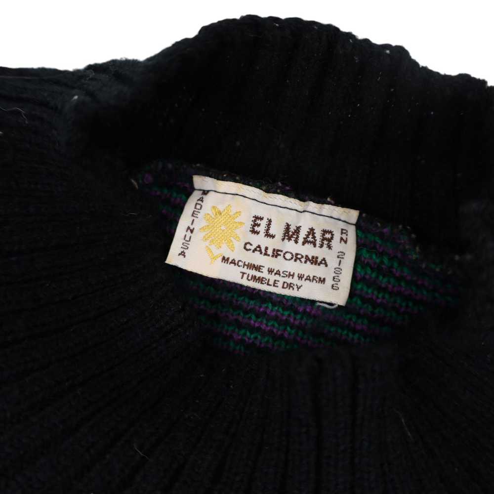 Vintage Vintage El Mar Nordic Snowflake Knit Swea… - image 5