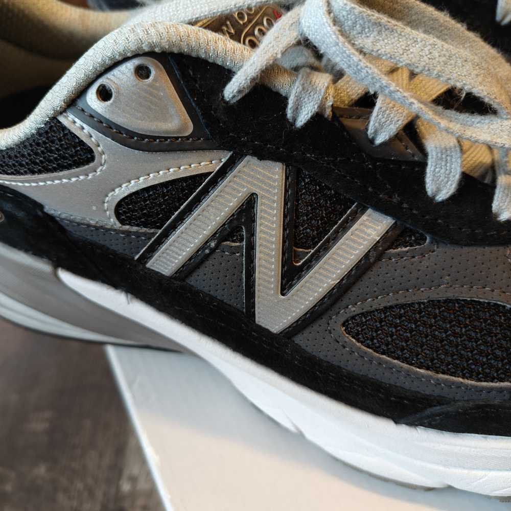 New Balance 990V6 Black Silver Made in USA - worn… - image 3