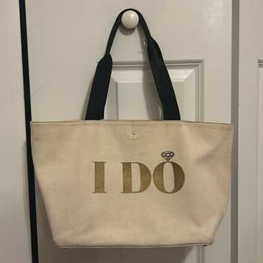 Kate Spade I do, I did bridal tote bag