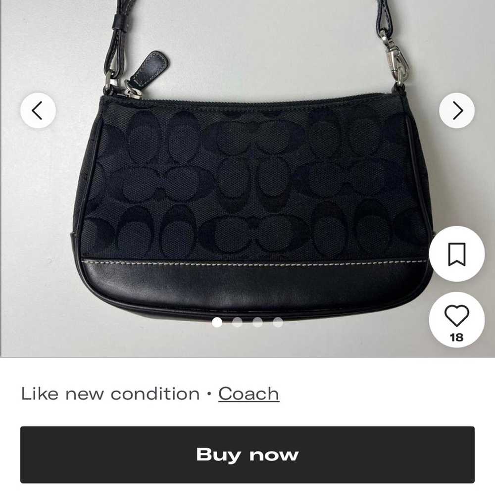 Y2K Vintage Coach demi monogram shoulder bag - image 8