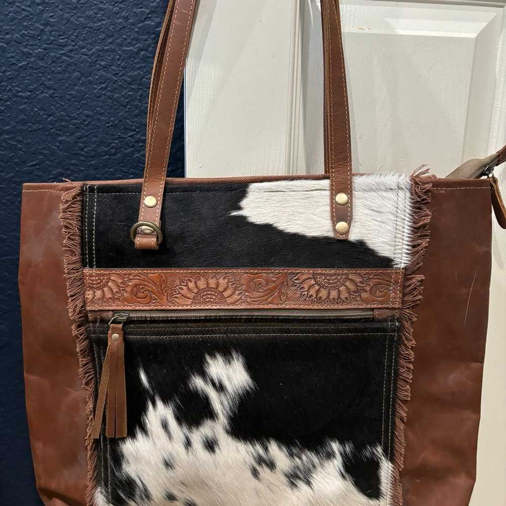 Western tote purse and wallet set - image 3