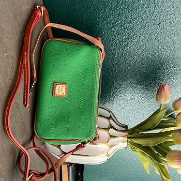 Dooney and Burke green crossbody