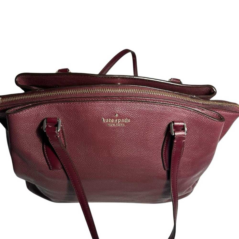 Kate Spade New York Monet Leather Large Three Com… - image 10