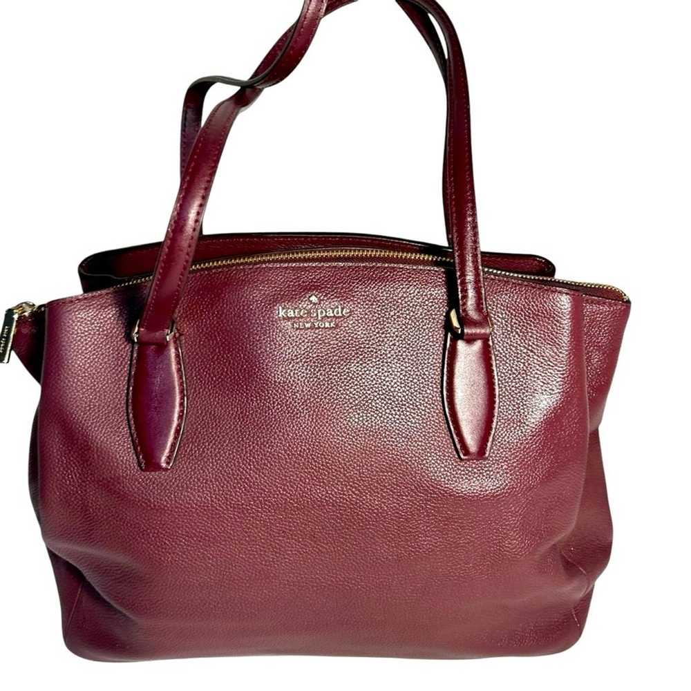 Kate Spade New York Monet Leather Large Three Com… - image 1