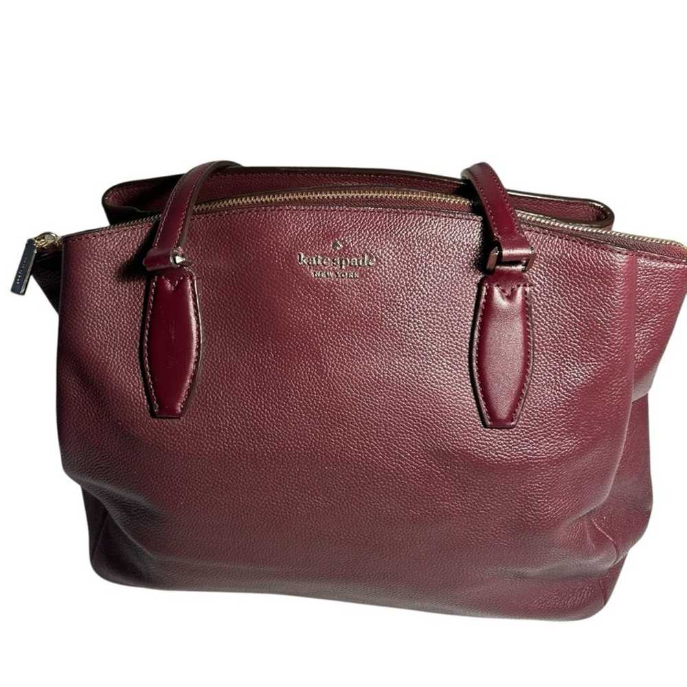 Kate Spade New York Monet Leather Large Three Com… - image 3