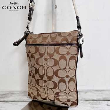 COACH Signature Leather Shoulder Bag A19 - image 1