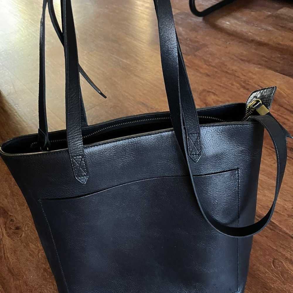 Madewell The Medium Transport Tote Bag True Black… - image 10