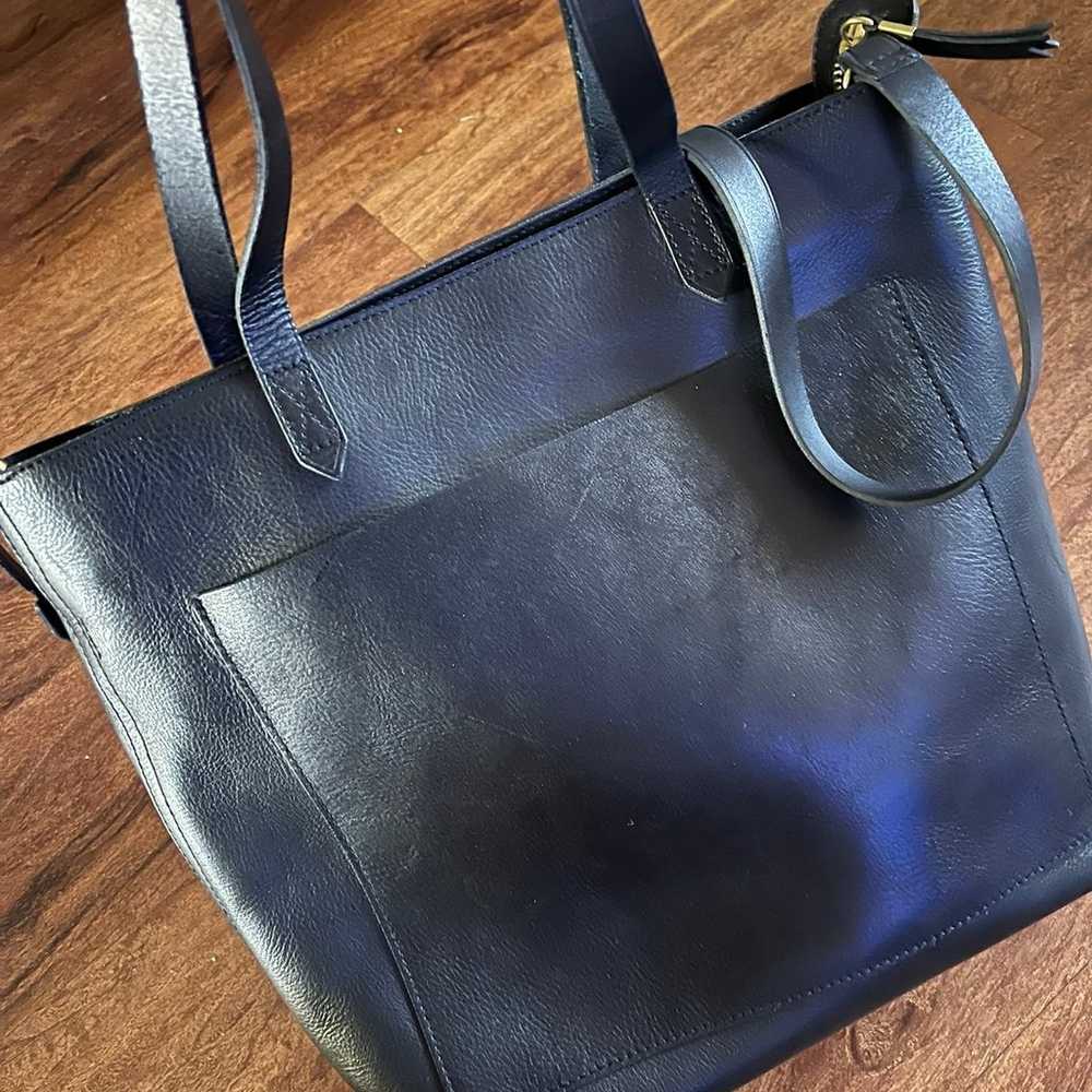 Madewell The Medium Transport Tote Bag True Black… - image 7