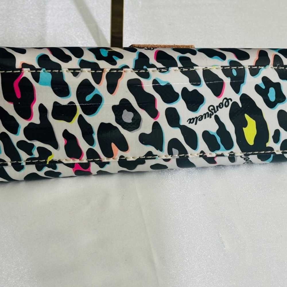 Consuela Coco Large Bright Multi-Color Leopard Co… - image 5