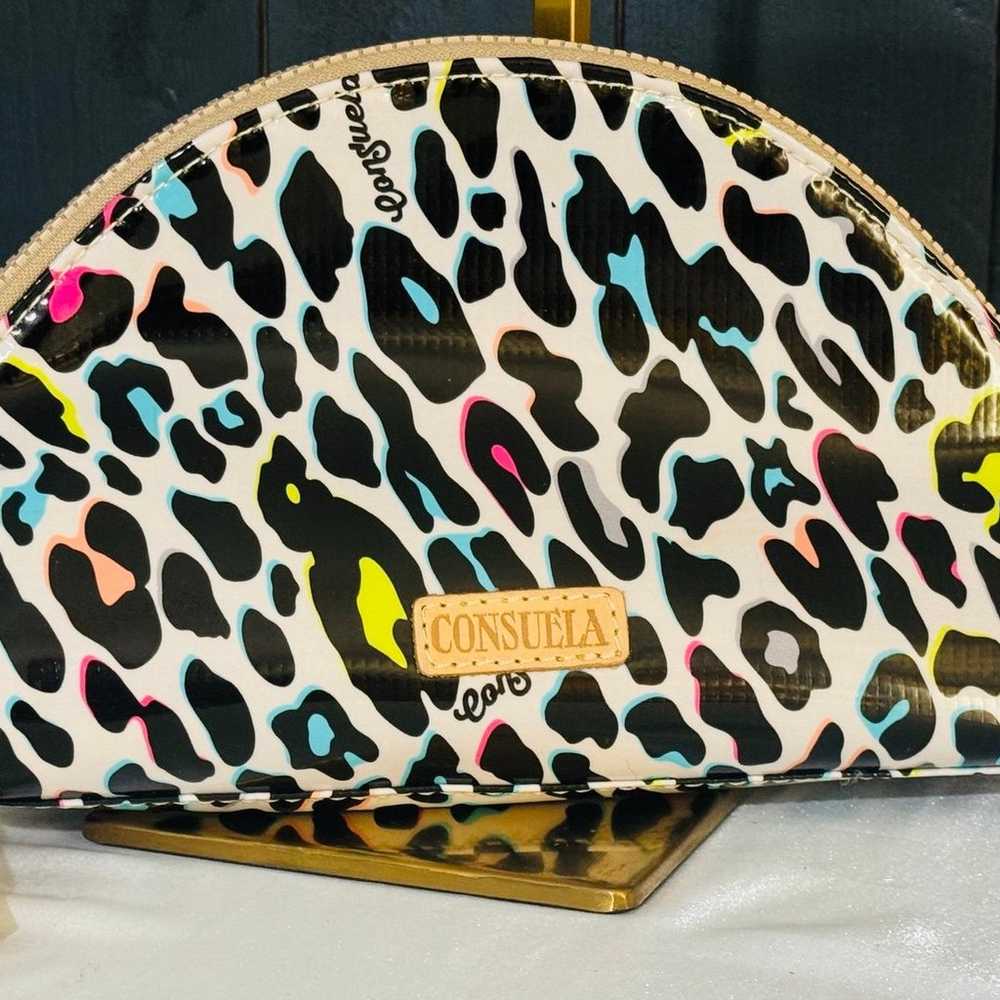 Consuela Coco Large Bright Multi-Color Leopard Co… - image 6