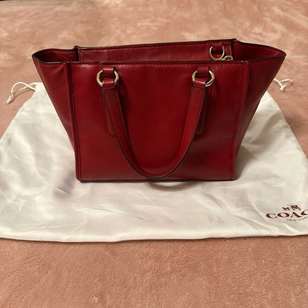 Red Coach Purse - image 2