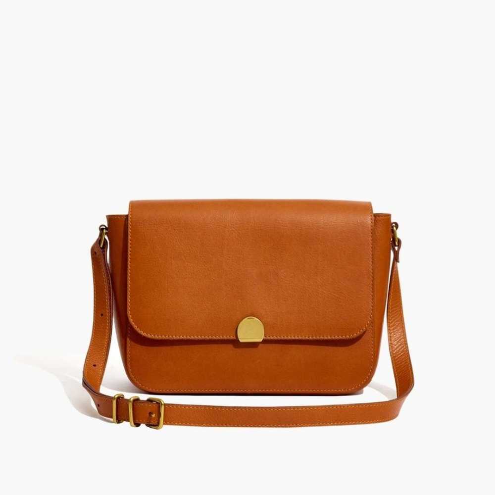 Madewell The Abroad Shoulder Bag Tan Leather - image 10