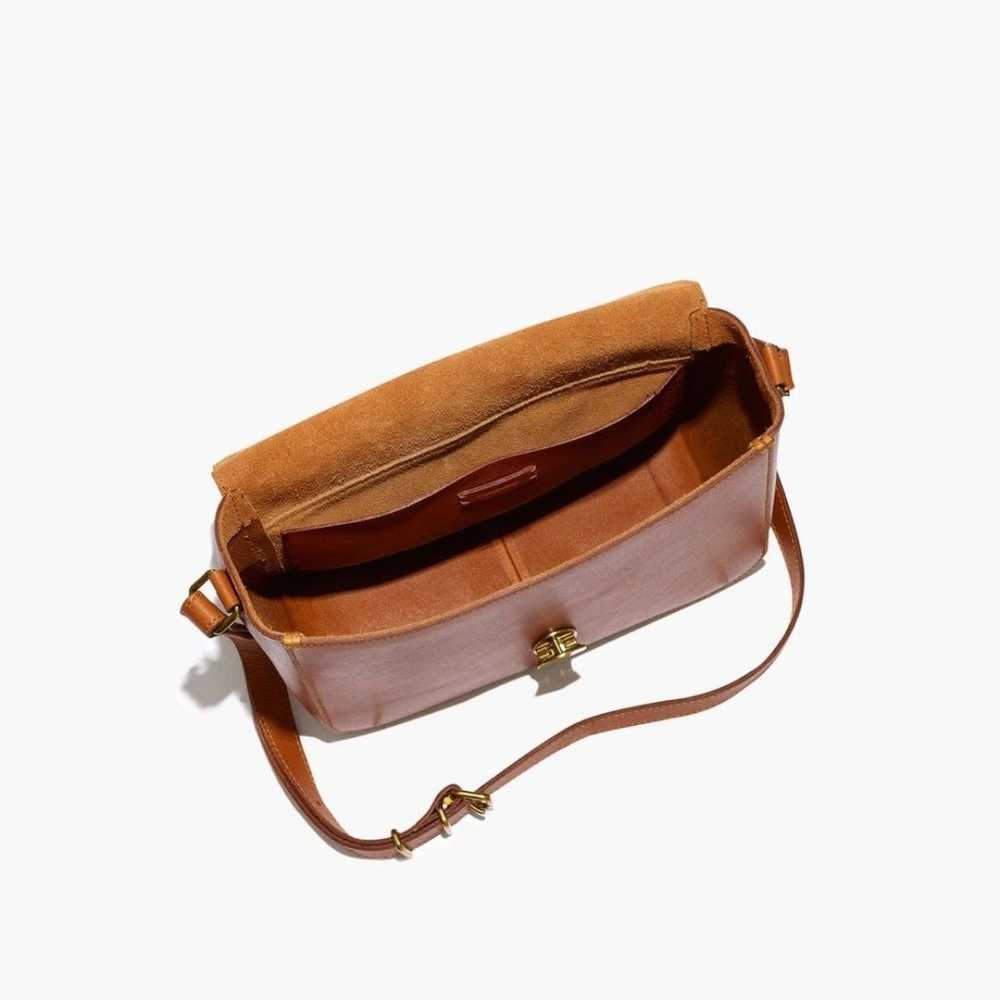 Madewell The Abroad Shoulder Bag Tan Leather - image 11