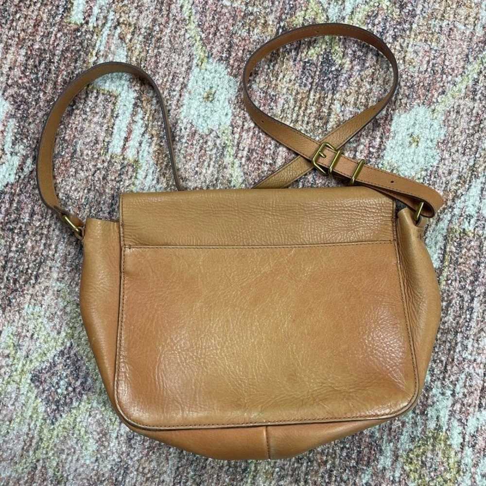 Madewell The Abroad Shoulder Bag Tan Leather - image 6