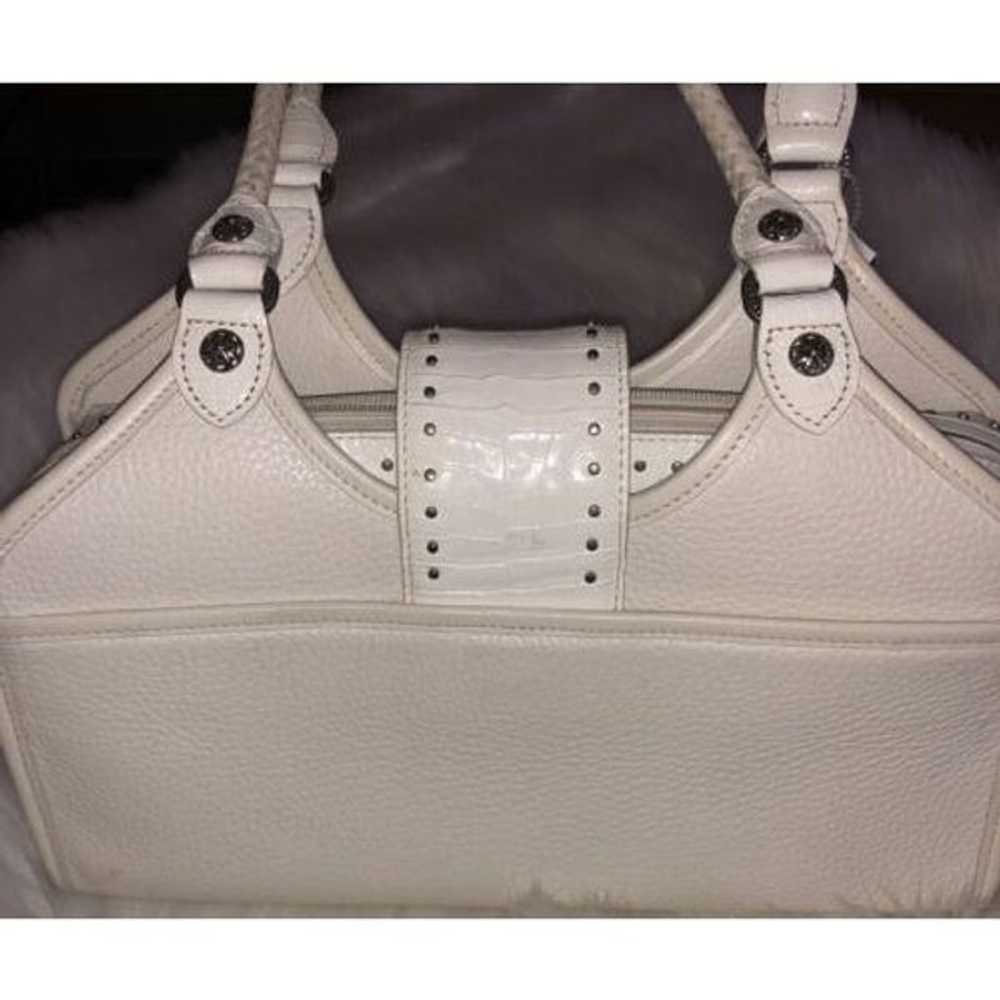 Vintage Brighton Angie Off-White leather purse ba… - image 3