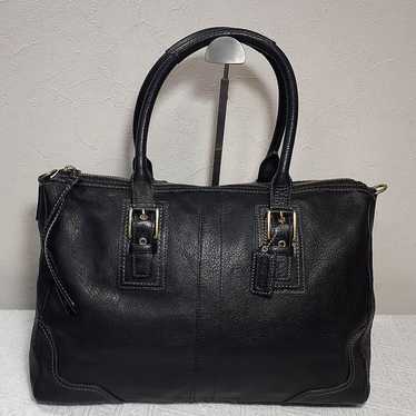 COACH Tote Bag Business Bag Black