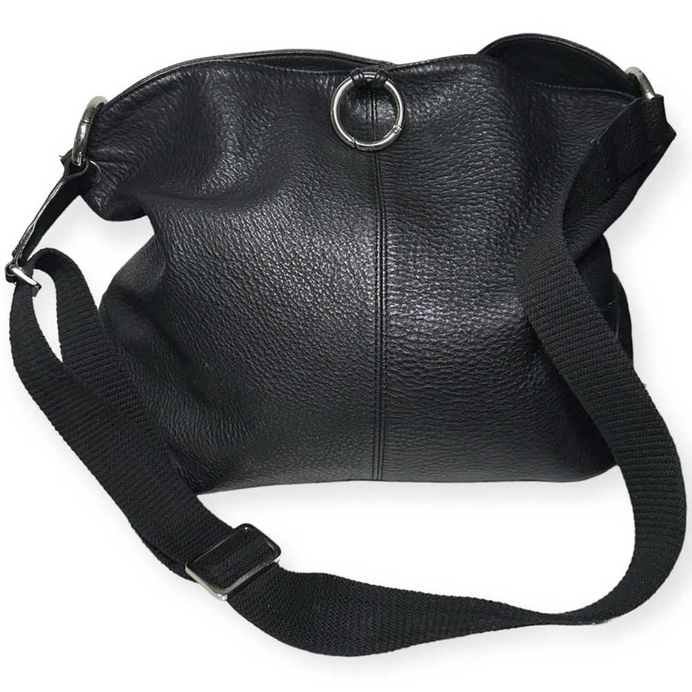 Escada Sport Women’s Large Black Leather Crossbod… - image 2