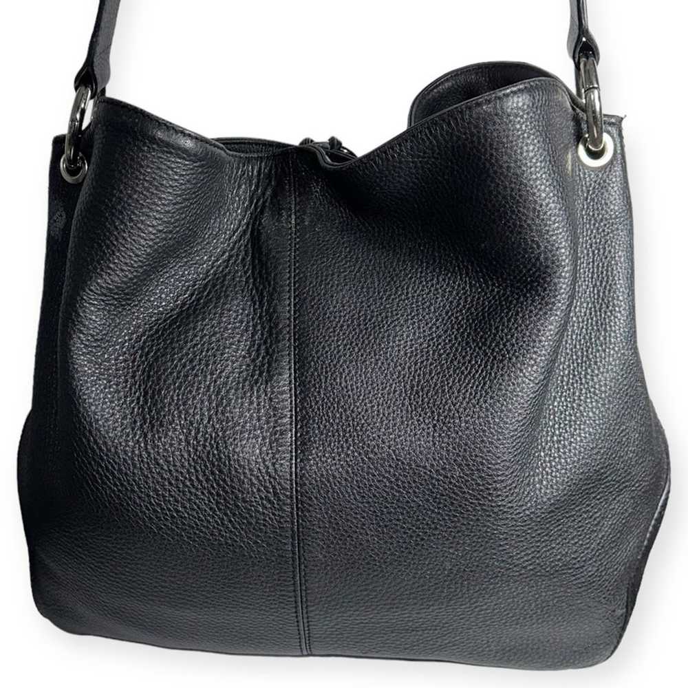 Escada Sport Women’s Large Black Leather Crossbod… - image 3