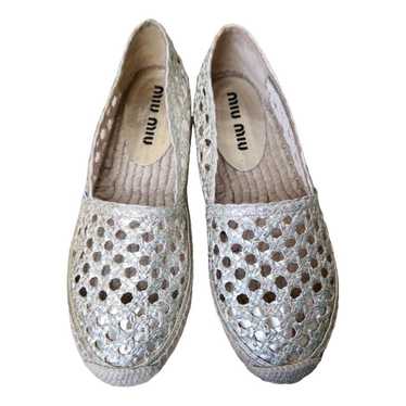 Miu Miu Leather espadrilles