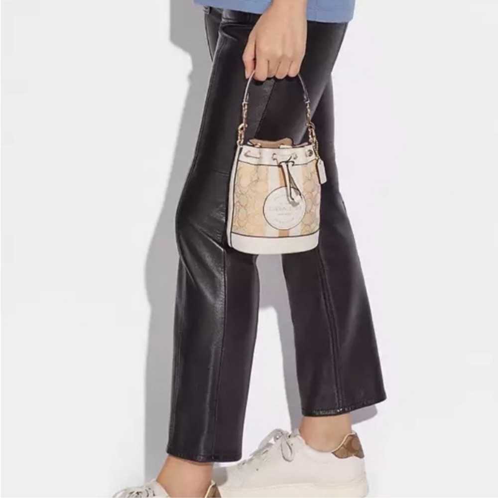 Coach Mini Dempsey Bucket Bag - image 1