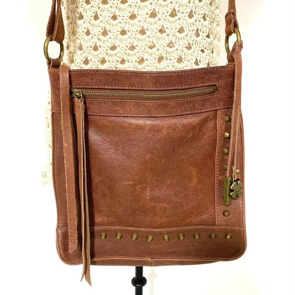 Lucky Brand Dixie Leather Studded Crossbody Bag - image 3