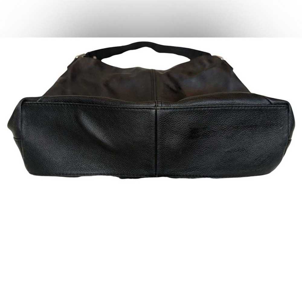 Kooba Black Pebble Leather Hobo Bag - image 2