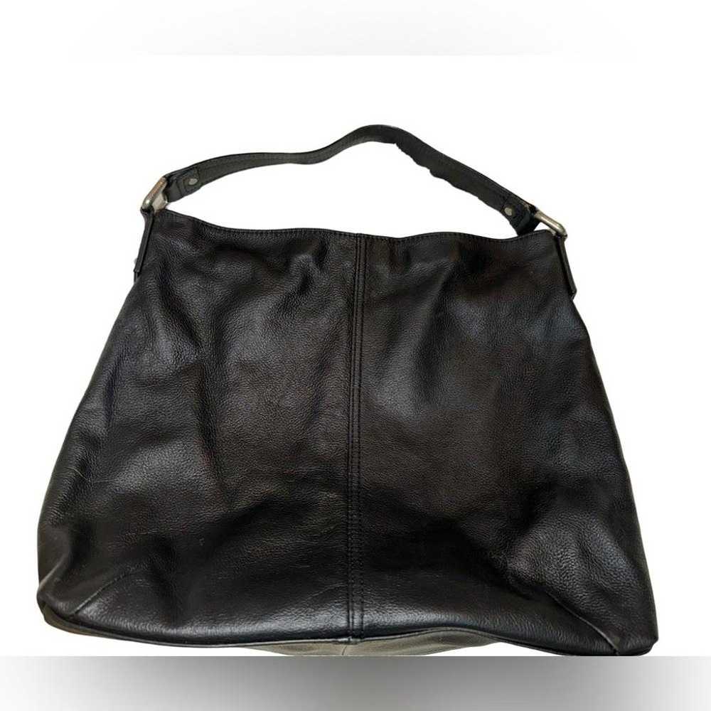 Kooba Black Pebble Leather Hobo Bag - image 5