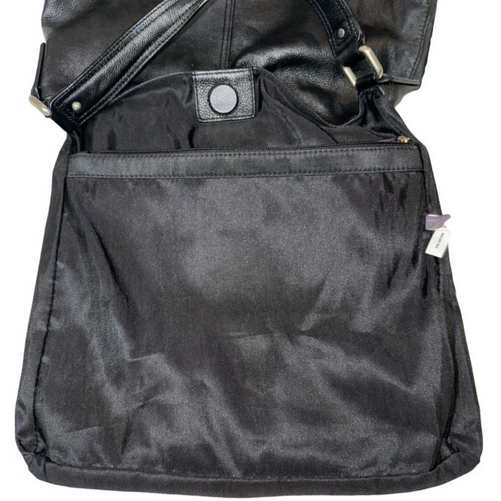 Kooba Black Pebble Leather Hobo Bag - image 6