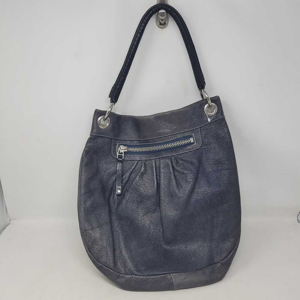 Roots Canada Olivia Gray Hobo Handbag Quality Lea… - image 2