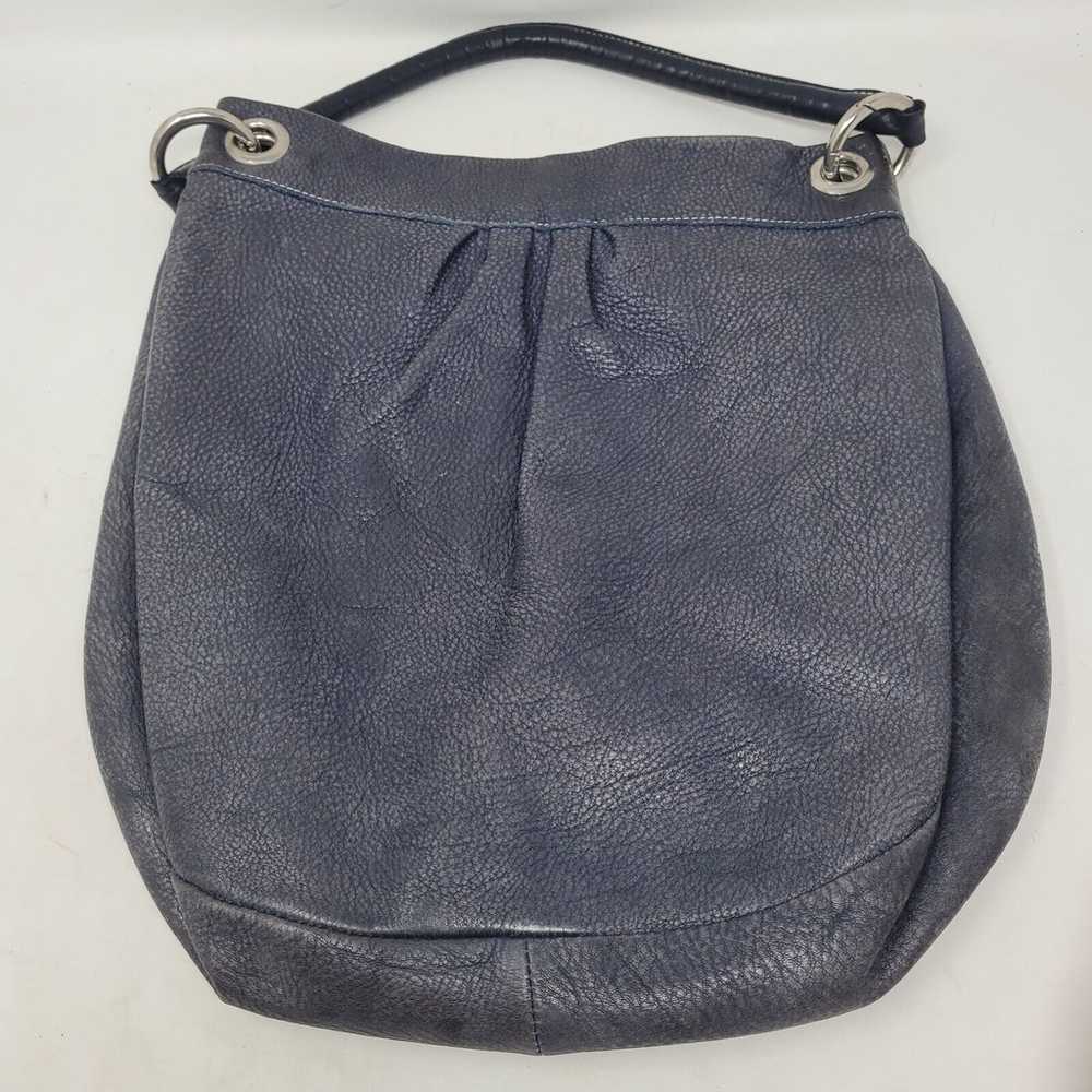 Roots Canada Olivia Gray Hobo Handbag Quality Lea… - image 4