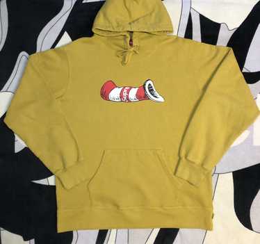 Supreme FW18 Supreme Cat in the Hat Hoodie Mustar… - image 1