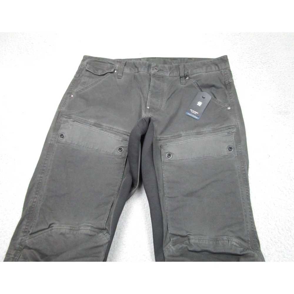 Vintage Men's Slim Fit Gray Cargo Paratrooper Pan… - image 2