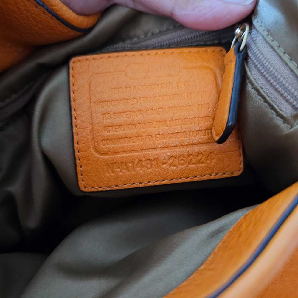 Coach Orange Leather - image 11