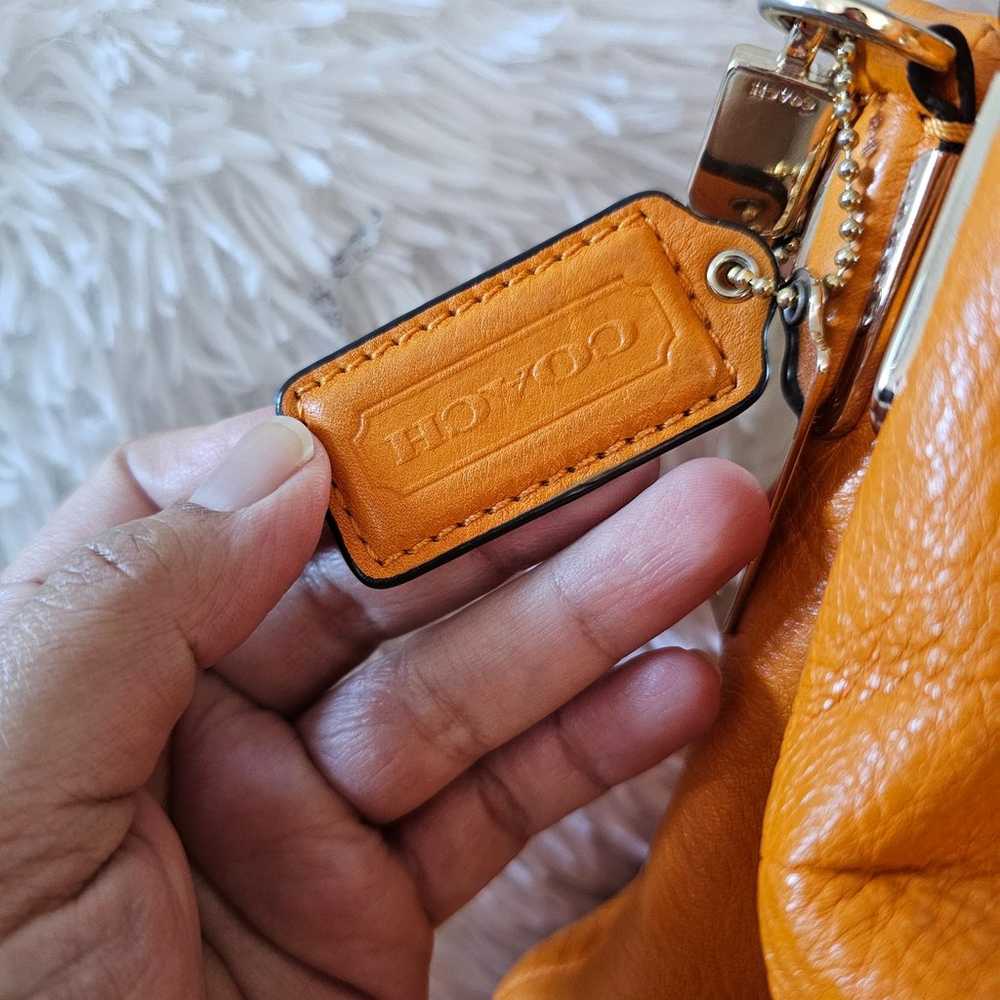 Coach Orange Leather - image 4