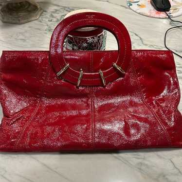 Kate spade patent leather red Fulham top handle