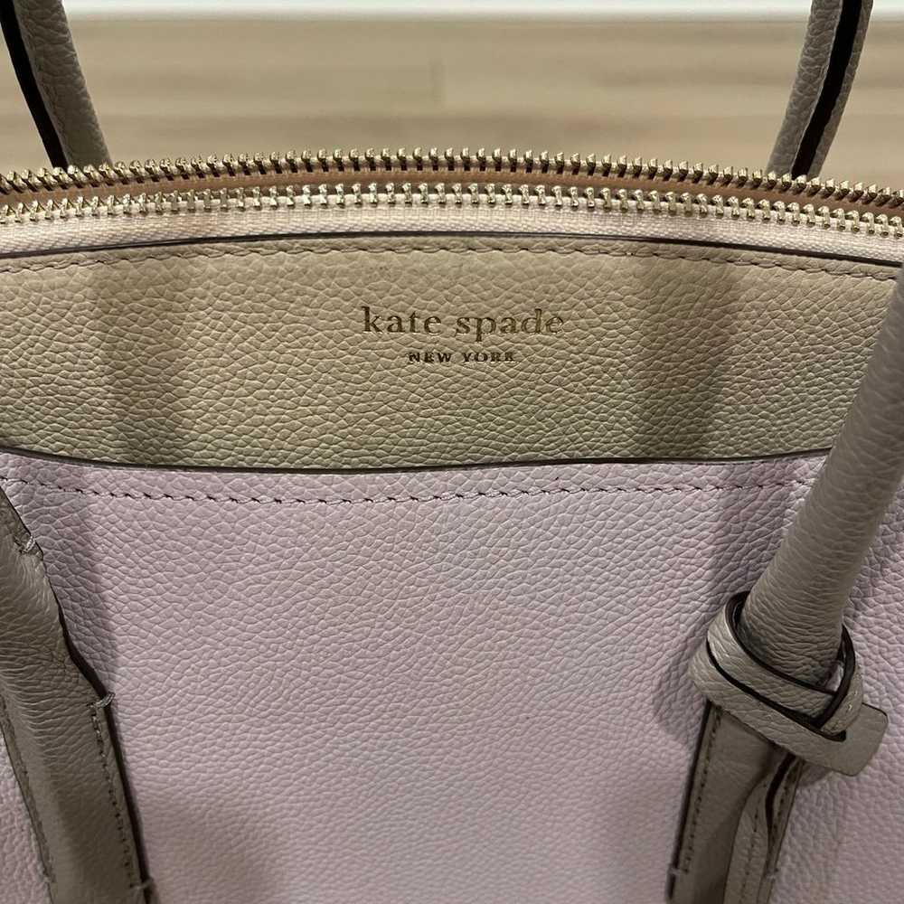 Kate Spade Margaux Large Satchel Lavender - image 2