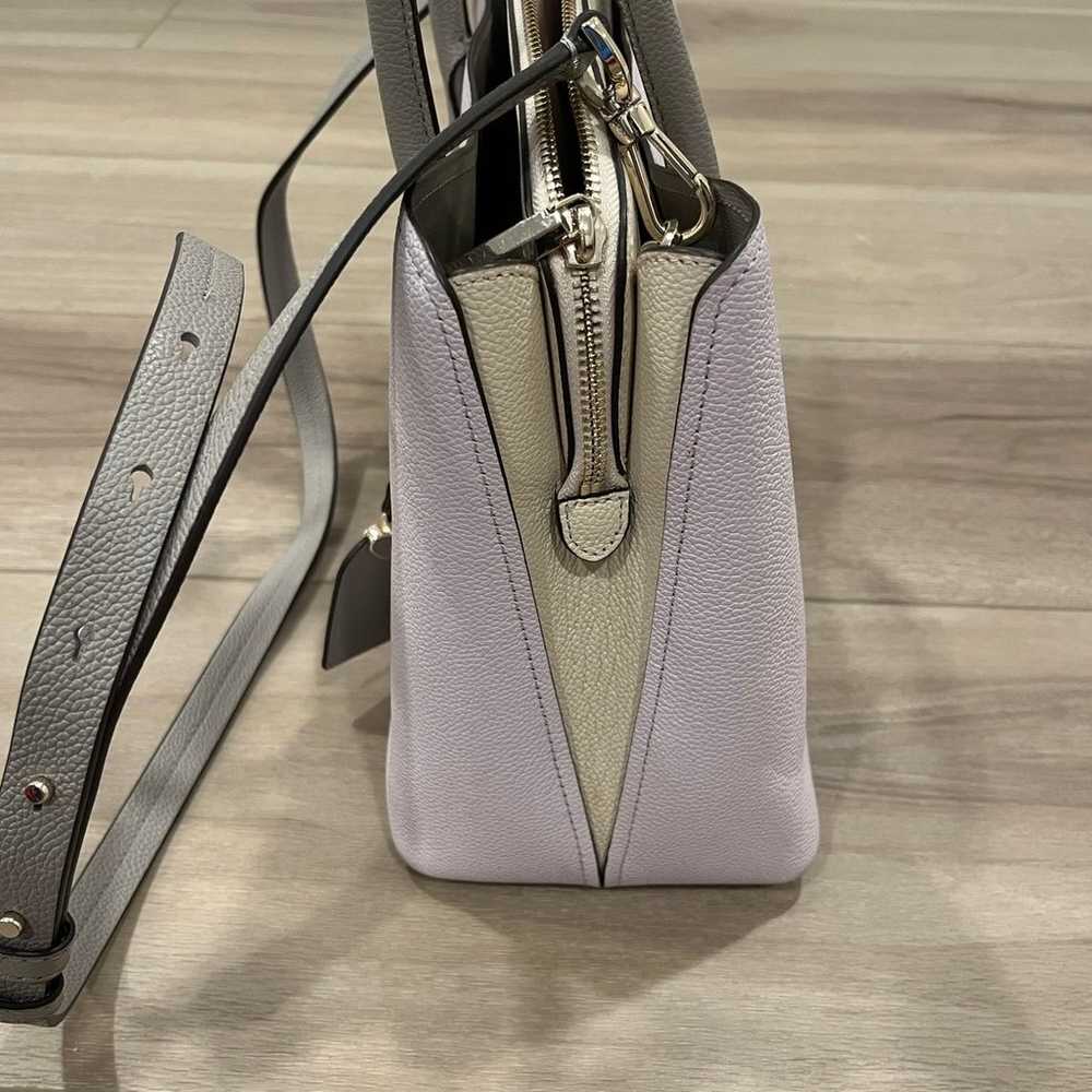 Kate Spade Margaux Large Satchel Lavender - image 4