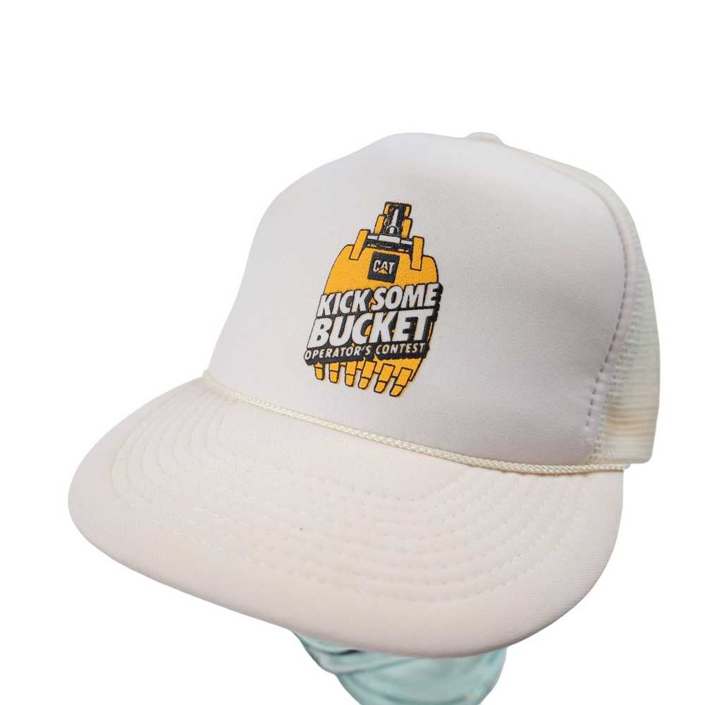 Vintage Vintage Cat Kick Some Bucket Mesh Trucker… - image 1