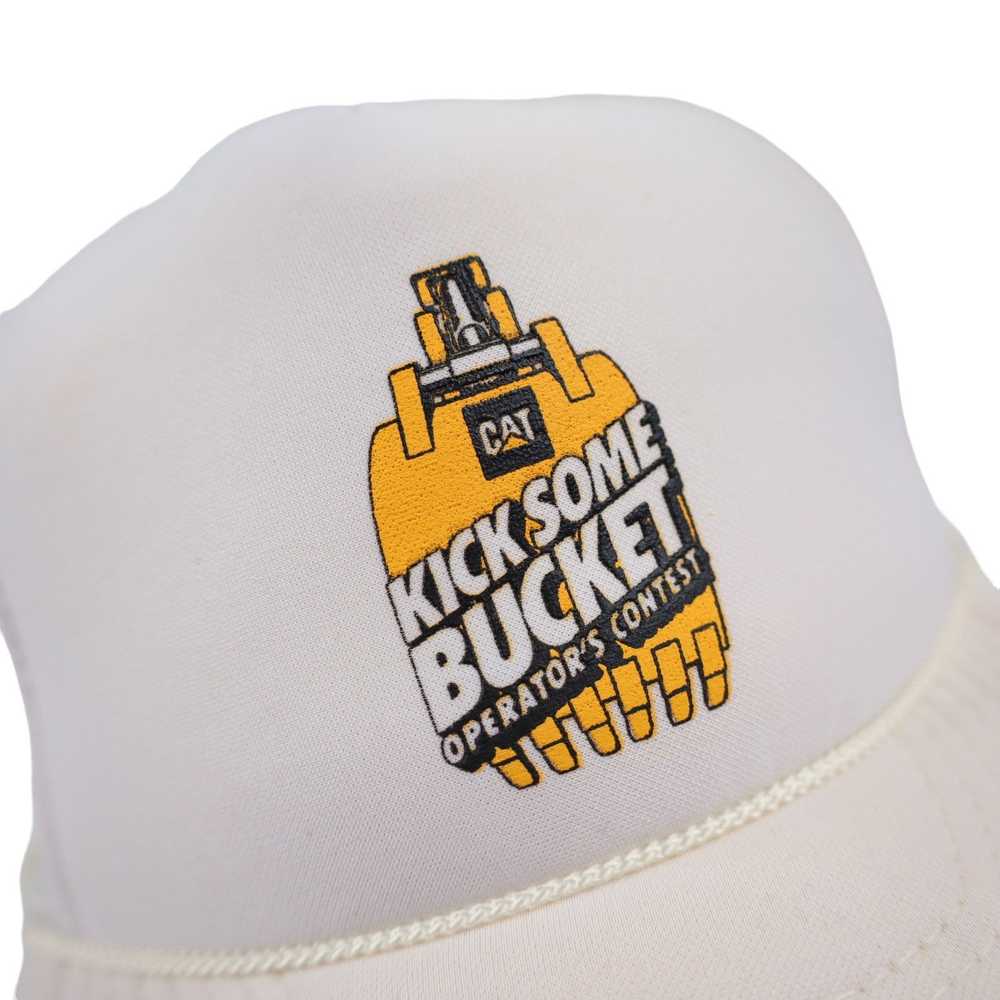 Vintage Vintage Cat Kick Some Bucket Mesh Trucker… - image 4