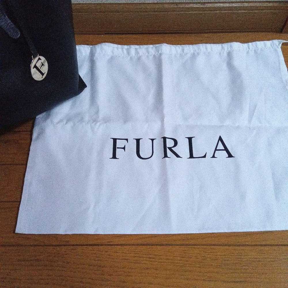 FURLA Tote Bag Black Leather - image 12