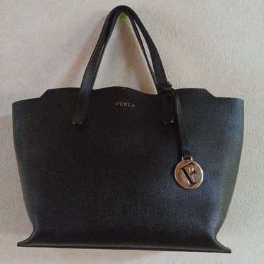 FURLA Tote Bag Black Leather - image 1