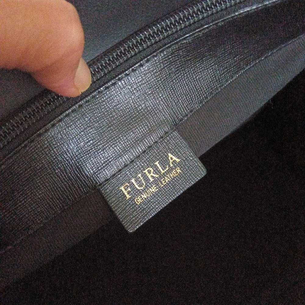 FURLA Tote Bag Black Leather - image 4