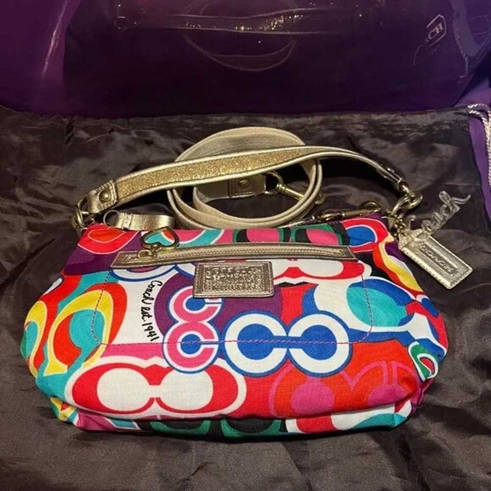 Coach Signature Multicolor Poppy Pop C Graffiti D… - image 2