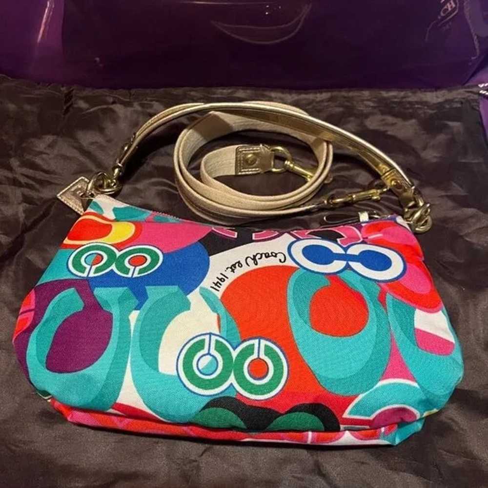 Coach Signature Multicolor Poppy Pop C Graffiti D… - image 3