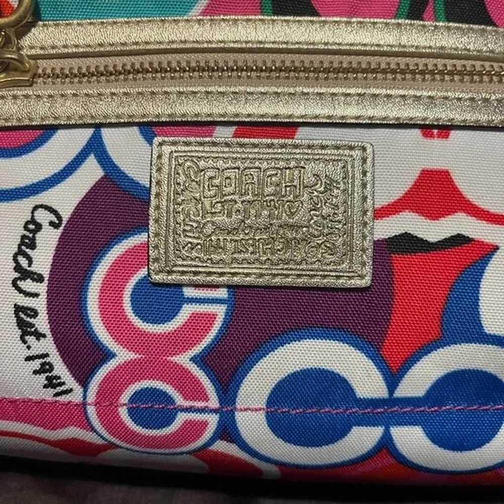 Coach Signature Multicolor Poppy Pop C Graffiti D… - image 7