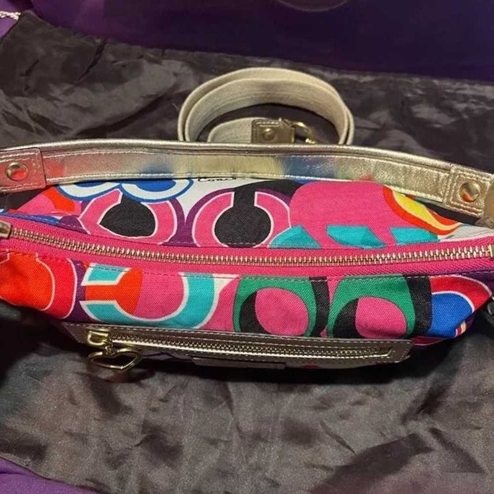 Coach Signature Multicolor Poppy Pop C Graffiti D… - image 9